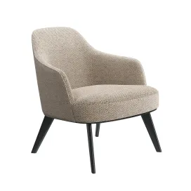 Jane armchair metal base
